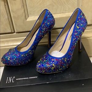 Satin Coba pumps, INC